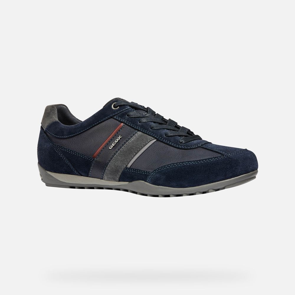 Tenis Geox Homem Azul Marinho - Wells - IQCAF0345